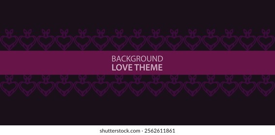 pattern pink love romance theme