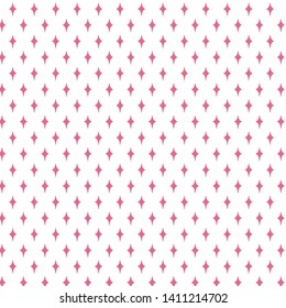 Pattern pink stars background. Vector background. Perfect for fabric, textile, decoration,wrapping paper, cards, invitations, party, banners, baby shower. 10EPS