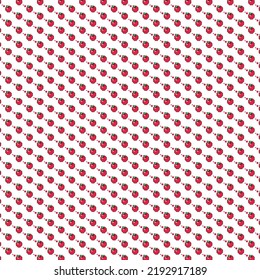 Pattern pixel art apple fruit design template