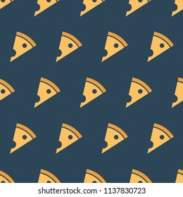 Pattern with pizza