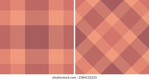 Pattern plaid fabric of check texture background with a tartan seamless vector textile.