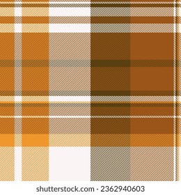 Pattern plaid fabric of textile check vector with a texture tartan seamless background in orange and lavender blush colors.