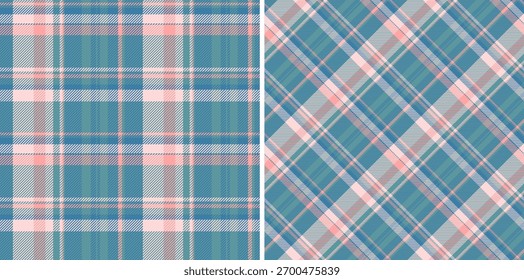 Muster plattiert nahtlose Hintergrund Check Tartan mit einem Vektor Textur Textil. Set in Vintage-Farben für die Dekoration Stile Interieur .