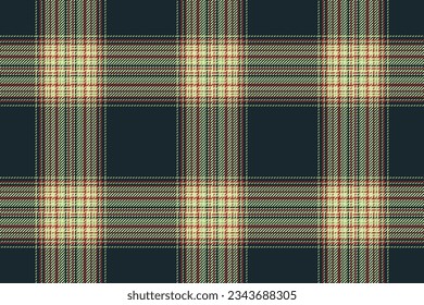 Pattern plaid vector of tartan fabric background with a check textile texture seamless in dark and light colors.