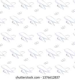 Pattern Plane Cloud Art