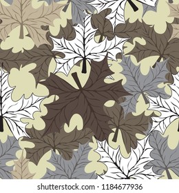 Pattern  plant on the  background 
