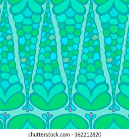 Pattern plants green