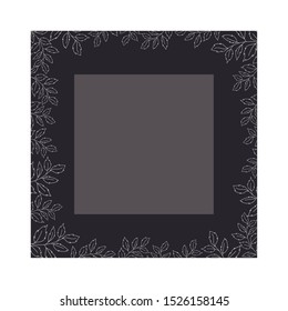 pattern plants and herbs isolated icon vector illustration desing