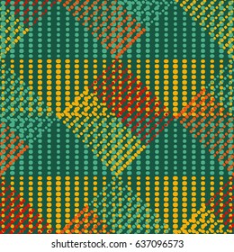 Pattern with points. Vector seamless background. Colorful abstract geometric ornament.