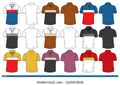 Pattern Polo Jumper Arm Color
