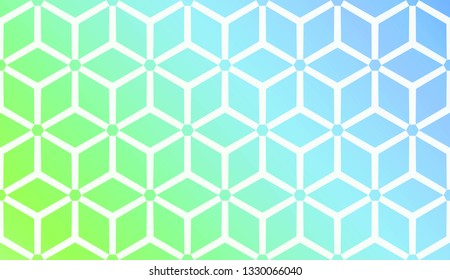 Pattern With Polygonal Geometric Elements. Vector Illustration. Template For Wallpaper, Interior Design, Decoration, Scrapbooking Page. Gradient Background.