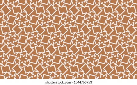 Pattern with polygonal geometric elements. Vector Seamless illustration. Template for wallpaper, interior design, decoration, scrapbooking page