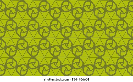 Pattern with polygonal geometric elements. Vector Seamless illustration. Template for wallpaper, interior design, decoration, scrapbooking page