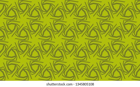 Pattern with polygonal geometric elements. Vector Seamless illustration. Template for wallpaper, interior design, decoration, scrapbooking page