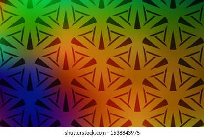  pattern with polygonal style. Decorative design in abstract style with triangles. Best design for poster, banner.