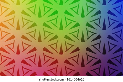  pattern with polygonal style. Illustration with set of colorful triangles. Best design for poster, banner.
