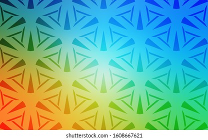  pattern with polygonal style. Modern abstract illustration with colorful triangles. Best design for poster, banner.