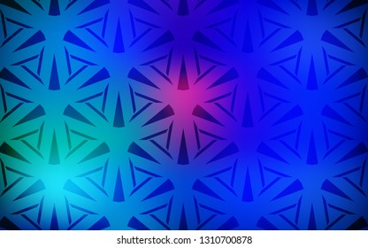  pattern with polygonal style. Triangles on abstract background with colorful gradient. Pattern for commercials.