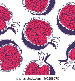 Pattern pomegranate