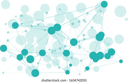 Pattern presentation creative innovation, triangle chemistry digital shapes