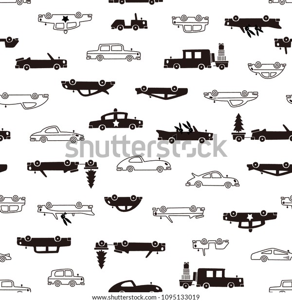 Pattern of a pretty car,\
It was\
simple and drew a car cutely,\
It repeats itself\
seamlessly\
