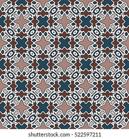 Pattern for print, web design, textile, identity, patchwork. Geometric texture. Vector endless ornaments with abstract shapes.