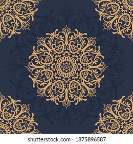 Pattern for printing on fabric, paper, wallpaper