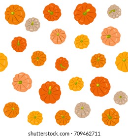 Pattern with pumpkins