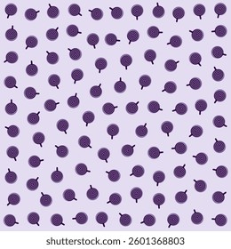 a pattern of purple circles on a white background