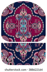 pattern of purse money design, you can print on fabric to do some sewing a wallet or handbag, vector illustration