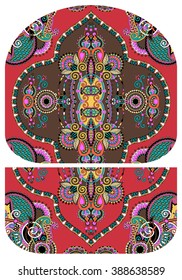 pattern of purse money design, you can print on fabric to do some sewing a wallet or handbag, vector illustration