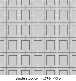 PATTERN QUADRANGLE COMBINATION WITH BACKGROUND GRAY