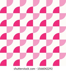 Pattern of quarter circle background. Pattern is on swatch panel.