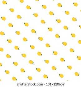 pattern of quince fruit. Suitable for fabric design, covers, gift wrap. Vector