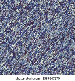 Pattern with random colored Circles Generative Art background illustration
