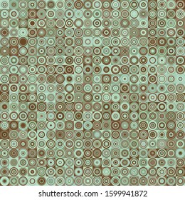 Pattern with random colored Circles Generative Art background illustration