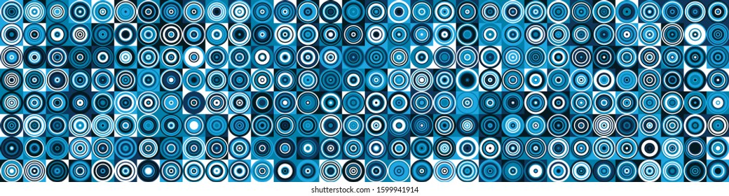 Pattern with random colored Circles Generative Art background illustration