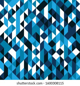 Pattern with random colored Diamonds Generative Art background illustration