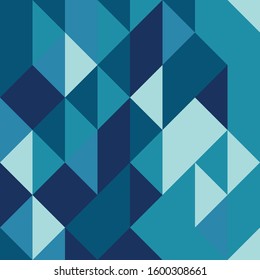 Pattern with random colored Diamonds Generative Art background illustration