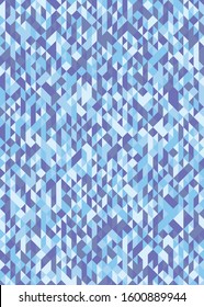 Pattern with random colored Diamonds Generative Art background illustration
