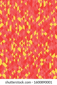 Pattern with random colored Diamonds Generative Art background illustration
