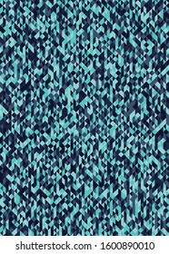 Pattern with random colored Diamonds Generative Art background illustration