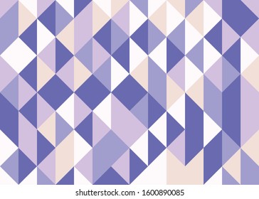 Pattern with random colored Diamonds Generative Art background illustration