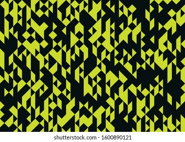 Pattern with random colored Diamonds Generative Art background illustration