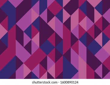 Pattern with random colored Diamonds Generative Art background illustration