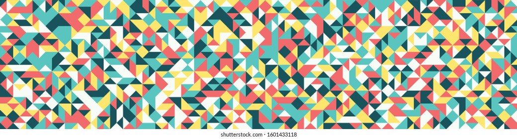 Pattern with random colored Diamonds Generative Art background illustration