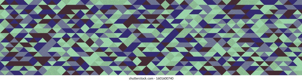Pattern with random colored Diamonds Generative Art background illustration