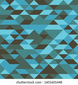 Pattern with random colored Diamonds Generative Art background illustration