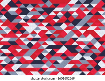 Pattern with random colored Diamonds Generative Art background illustration