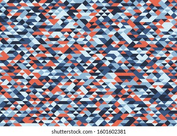 Pattern with random colored Diamonds Generative Art background illustration